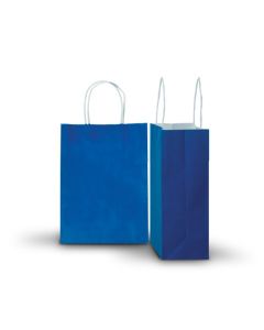 Pack Of 10 Medium Black Kraft Recyclable Paper Bags